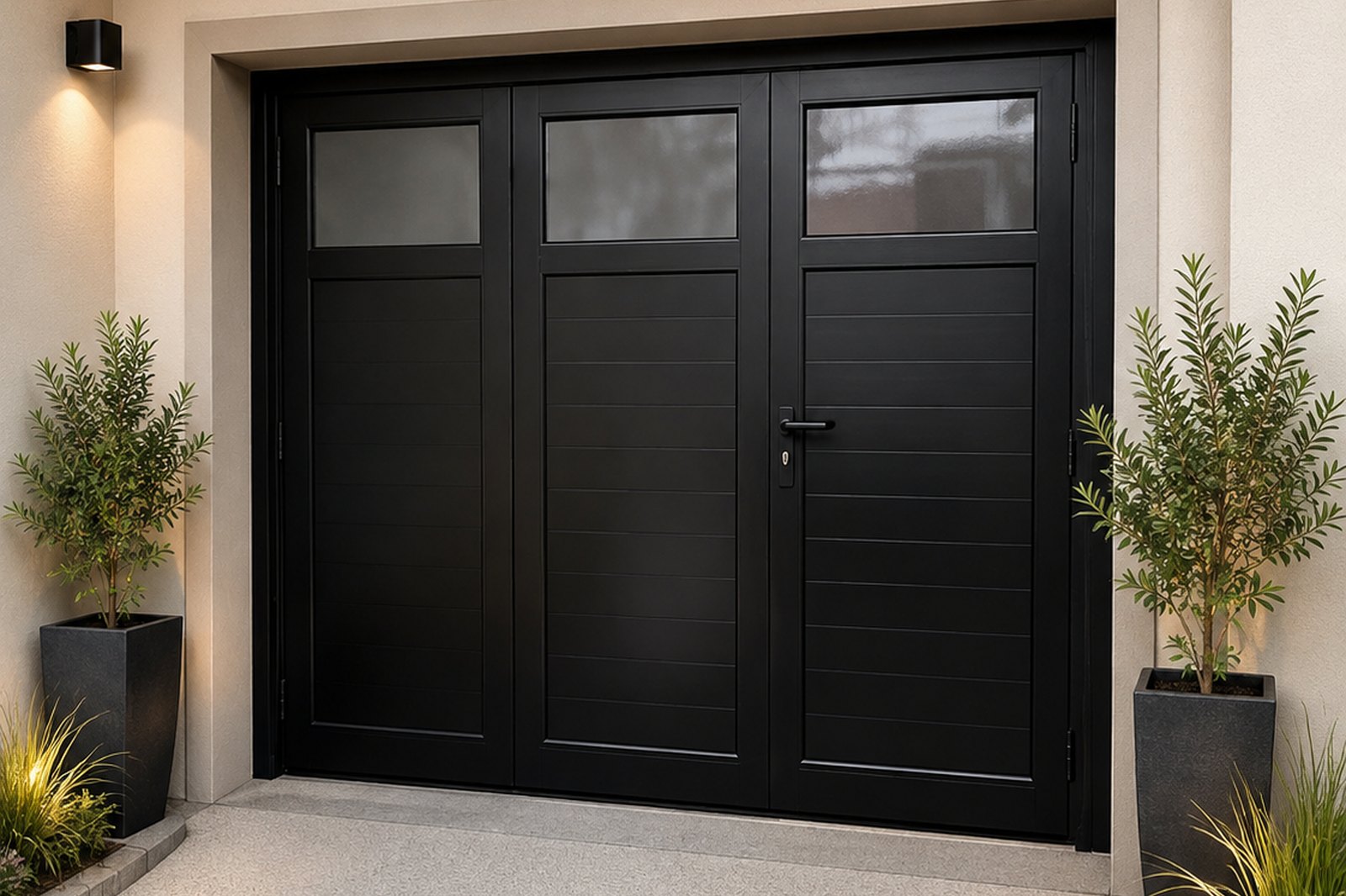 Ventana oscilobatiente de aluminio línea Módena