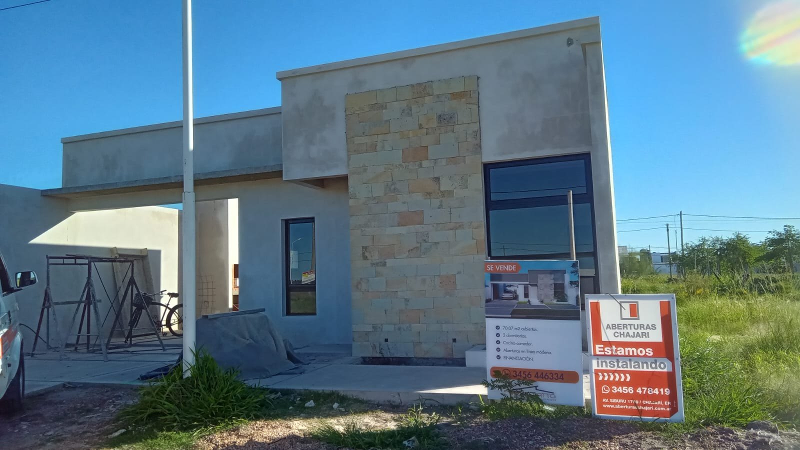 Obra de aberturas de aluminio realizada en Chajarí — Aberturas Chajarí (2)