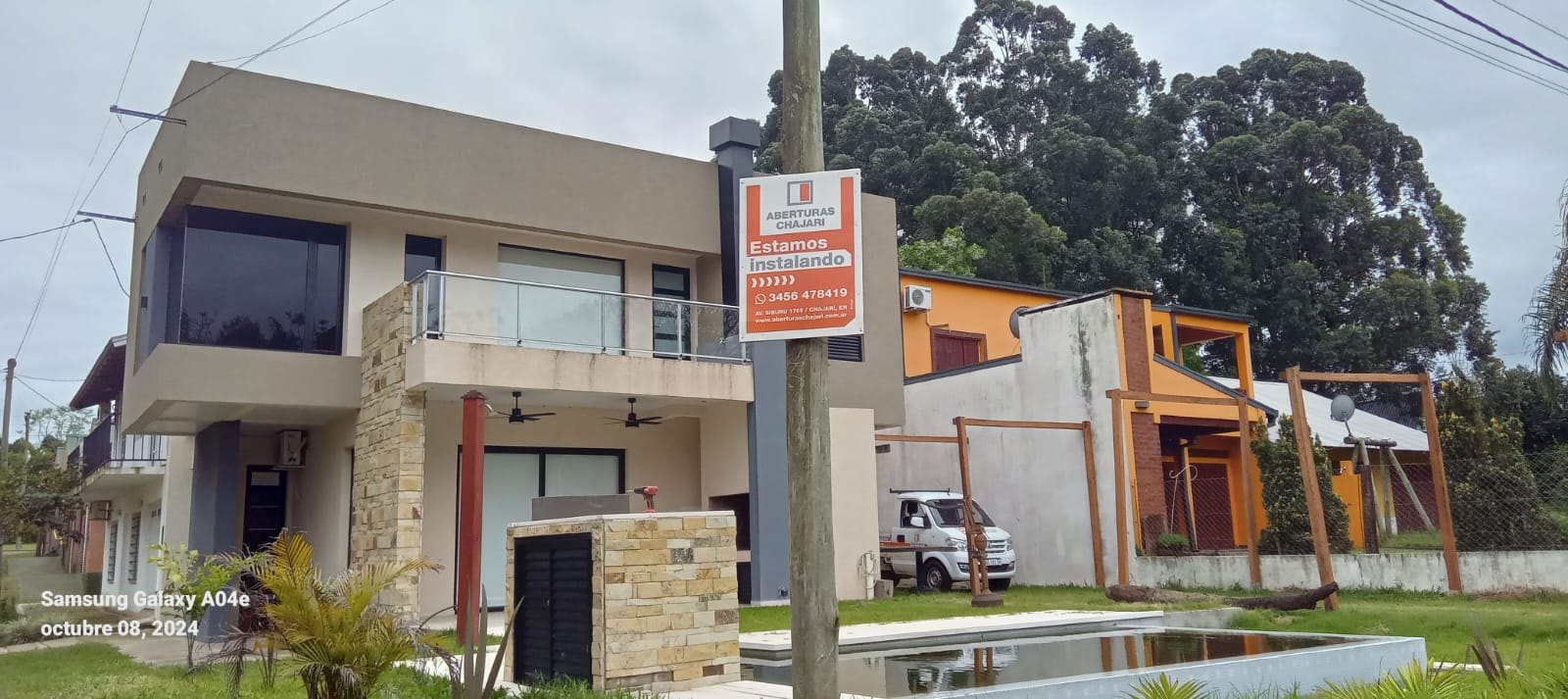 Obra de aberturas de aluminio realizada en Villa del Rosario por Aberturas Chajarí (foto 2)